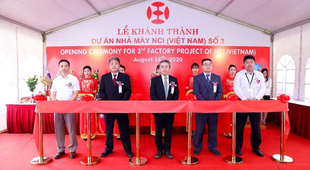 Opening ceremony of the 3rd factory of NCI (Vietnam)
