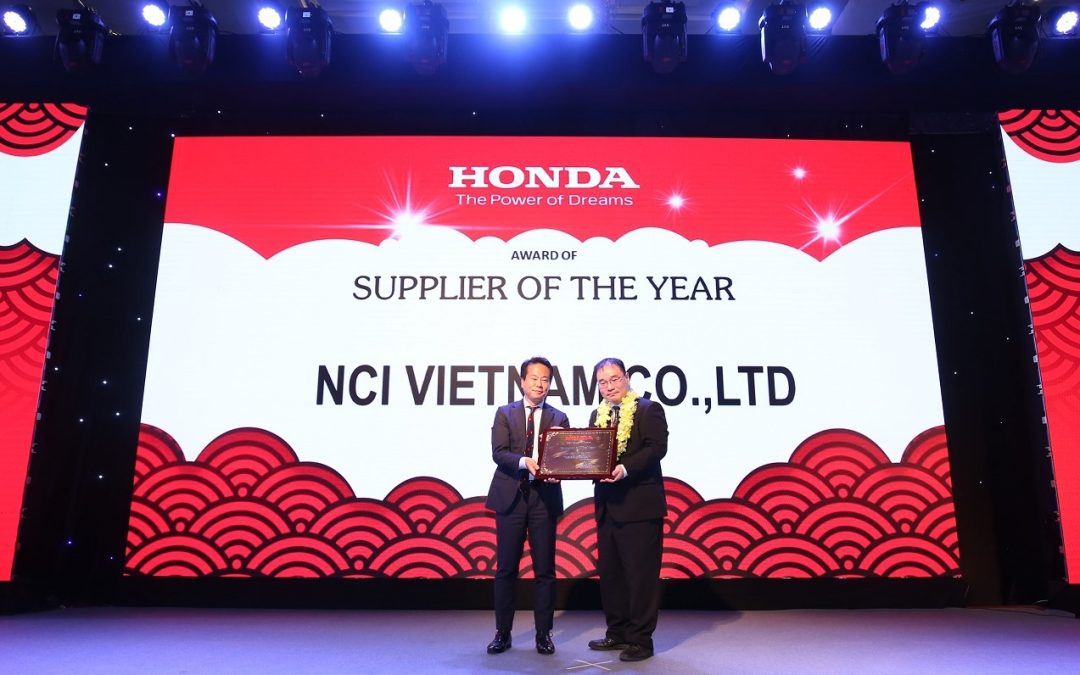 NCI (Vietnam) is honored to receive the award ‘Supplier of the year’ from Honda Vietnam Company