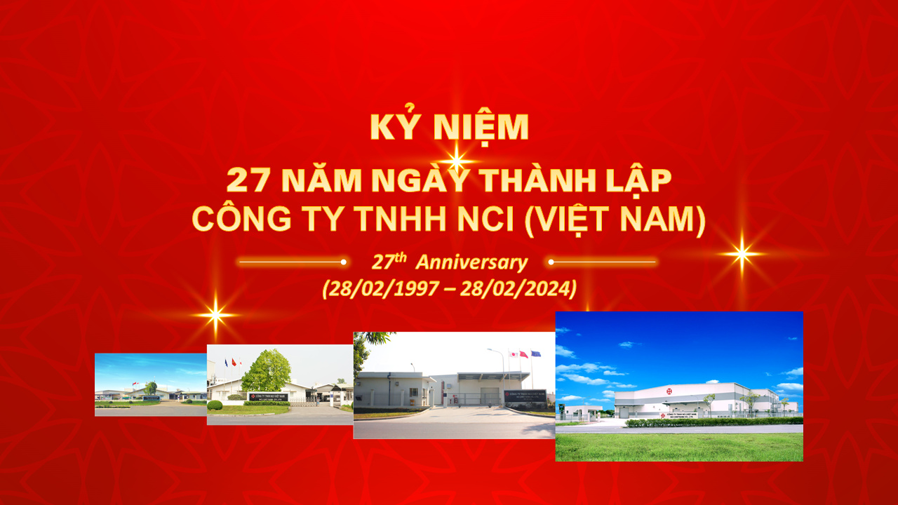 Celebrating 27 years of establishment of NCI (Vietnam) Co., Ltd.